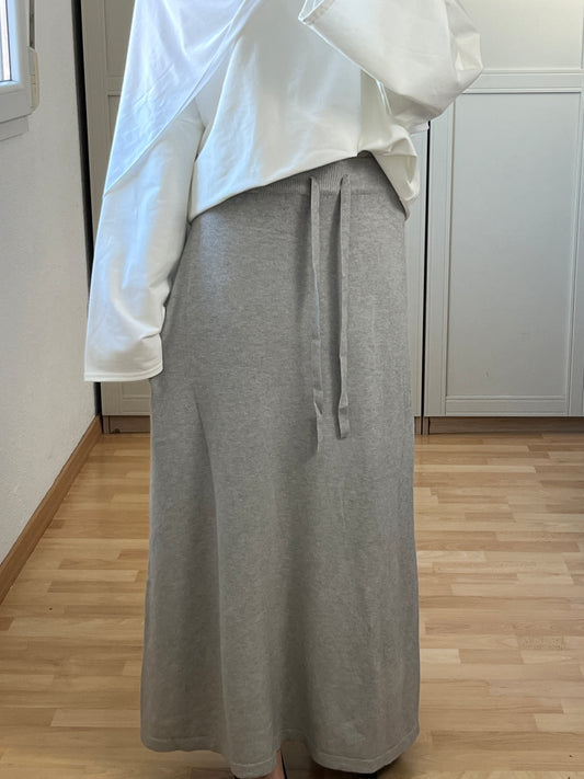Jupe en Maille - Gris