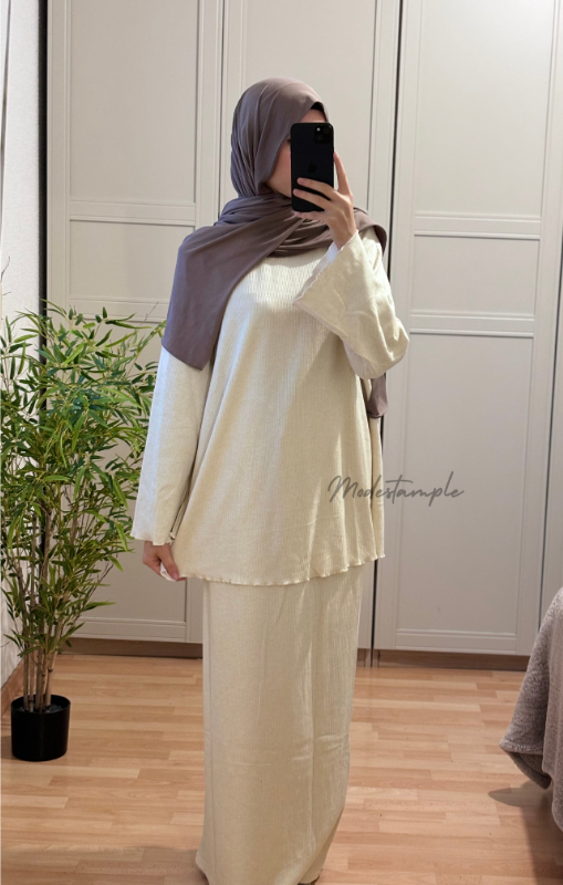 Ensemble Jupe Blanc